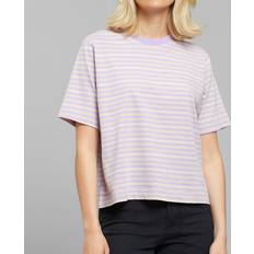 Dedicated T-Shirt Mysen Stripes Purple/Vanilla Lila