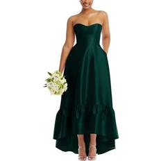 Alfred Sung Strapless Satin Dress