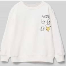 Pokemon Sweatshirts Mango Sweatshirt 'PIKACREW' weiß 128