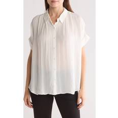 Lulus NSR Short Sleeve Button-Up Shirt in White