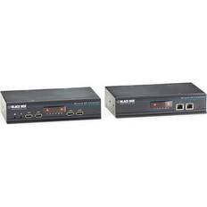 KVM Switches Upgrade Sold by: UnbeatableSale Local, Dual-Head DisplayPort KVM Extender Black