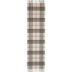 Florals - Women Accessories Burberry Giant Check Washed Cashmere Fringe Scarf