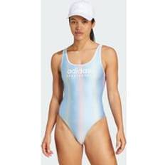 XXS Baddräkter adidas Tiro U-Back Baddräkt - Glow Blue/White