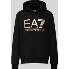 EA7 Hoodie mit Label-Print Modell 'SPRAY'