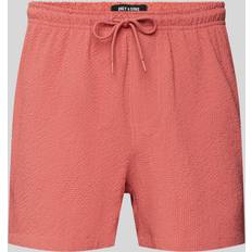 Only & Sons Badetøj Only & Sons Regular Fit Badehose mit Strukturmuster Modell 'TED LIFE'