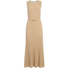 Gabriela Hearst Meier Knit Dress in Hay Merino Wool Cashmere