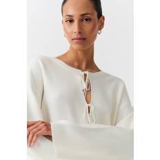 Dam Koftor Gina Tricot Knitted tie cardigan