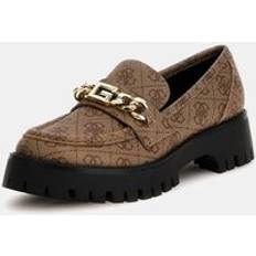 Guess Loafers Guess Almosty 4G Logo Loafers Beige