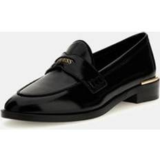 Guess Women Loafers Guess Kaine Patent-Look Loafers Black