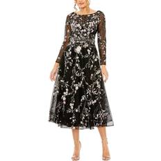 Polyester Dresses Mac Duggal High Neck Embroidered Dress