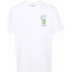 Casablanca Clothing Casablanca Men's Le Jeu Coloure Printed T-Shirt in White 40/Regular