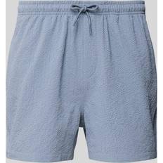 Only & Sons Badetøj Only & Sons Regular Fit Badehose mit Strukturmuster Modell 'TED LIFE'