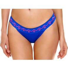 Lucky Brand Women Swimwear Lucky Brand Women's Tiki Torch Hipster Bikini Bottom, Medium, Navy