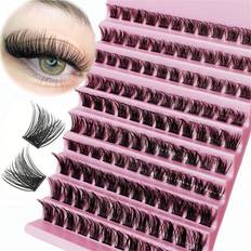 Shein Lash Clusters pcs Cluster Lashes mm Wispy Individual Lashes Extensions Natural Look Lashes D Curl Fluffy Cluster Lashes