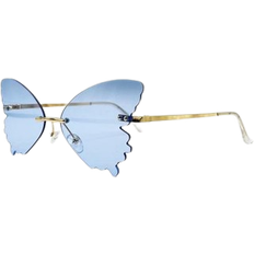 SVNX Frameless Blue Butterfly Sunglasses