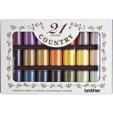 Brother Mat Embroidery Thread 21-pack