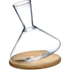 Attrezzature da Bar Nude Glass Balance Wine Decanter with Wooden Base Set da bar