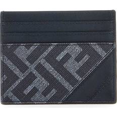 Fendi Porta carte Fendi Diagonal Portafogli Blu-Uomo