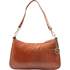 Shoulder Strap Everyday Handbag - Cognac