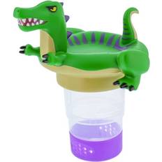 U.s. pool supply fun dinosaur floating pool chemical dispenser, holds 3" tablets