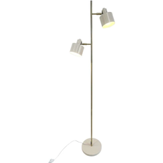 Ocean gulvlampe DYBERG LARSEN Ocean Beige/Brass Gulvlampe 160cm