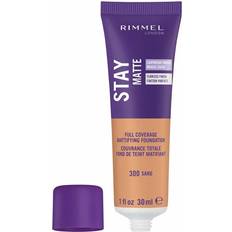 Rimmel Foundations Rimmel Stay Matte Liquid Mousse Foundation #300 Sand