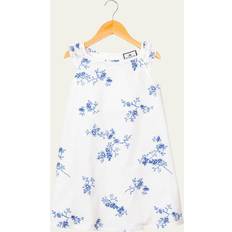 Sleeveless Nightwear Children's Clothing Petite Plume Girl's Amelie Indigo Floral Nightgown, 6M-14 MULTI 12-18 Months