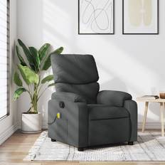 Massage & Relaxation Products vidaXL Massage Recliner Chair Fabric Dark grey 29.5" x 39" x 39"