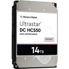 Western Digital WD Ultrastar DC HC550 WUH721814AL5204 Hårddisk 14 TB inbyggd 3.5" SAS 12Gb/s 7200 rpm buffert: 512 MB