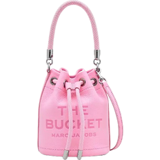 Marc Jacobs The Leather Mini Bucket Bag - Fluro Candy Pink