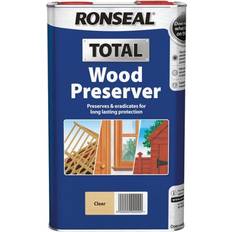 Paint Ronseal Total Wood Preserver Wood Protection Clear 5L