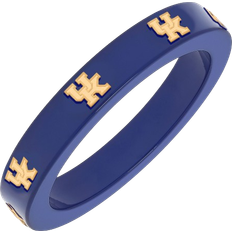 Zinc Bracelets Wildcats Resin Logo Bangle - Gold/Blue