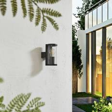 Lucande Lighting Lucande Zanta Outdoor Lamp H19,7 IP65 Black Wall light
