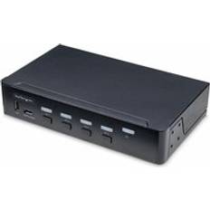 KVM Switches StarTech StarTech.com 4-Port DisplayPort KVM Switch, Single 4K 60Hz Monitor, 6x