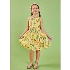 Yellow Dresses Accessorize Girls Floral Print Dress Yellow