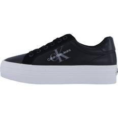 Calvin Klein Damen Schuhe Calvin Klein Bold Vulc Flatf Low Mix Ml Mtr Black/white