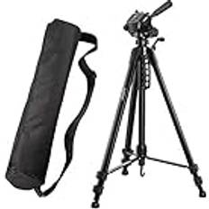 Justop Large DSLR Camera Tripod 61" Aluminum Stand