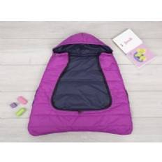 CuddleCo 2in1 Comfi-Cape Sleeping Bag for Baby Carrier/Leg Cover Fuchsia/Black