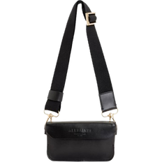 AllSaints Zoe Leather Adjustable Crossbody Bag - Black