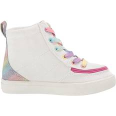 Rainbow high junior Billy Footwear Kid's Classic Lace High Top - White Rainbow