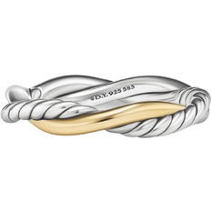 David Yurman 14k Rings David Yurman Petite Infinity Band Ring - Silver/Gold