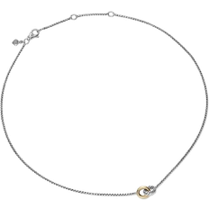 David Yurman Gold Necklaces David Yurman Petite Cable Linked Necklace - Silver/Gold