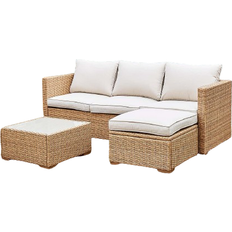 Dunelm Lounger Outdoor Lounge Set, 1 Table incl. 1 Sofas