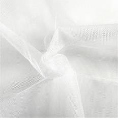Textiles Hobbycraft Visage Silk Dress Net Fabrics White