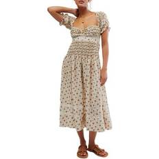 Midi Dresses - Natural Free People Bali Juniper Dress