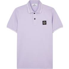 Stone Island Polo Shirts Stone Island Stone Island Kids Stretch-cotton Polo Shirt 10-12 Years Lilac