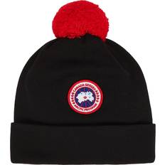 Wool Beanies Canada Goose Kids Pompom Wool Beanie Black