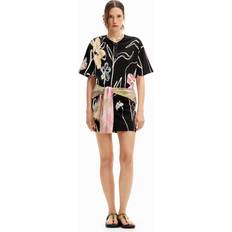 Desigual Korta klänningar Desigual Floral Print Mini T-shirt Dress