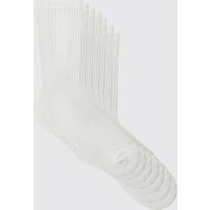 boohooMAN Plain Sport Socks - White