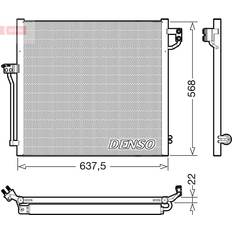 Denso DCN17058 Kondensator AC avfuktare R 134a